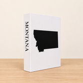 Montana Travel Faux Book Keepsake Box