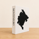 Montenegro Travel Faux Book Keepsake Box