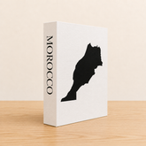 Morocco Travel Faux Book Keepsake Box