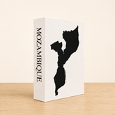 Mozambique Travel Faux Book Keepsake Box