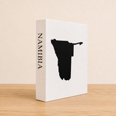 Namibia Travel Faux Book Keepsake Box