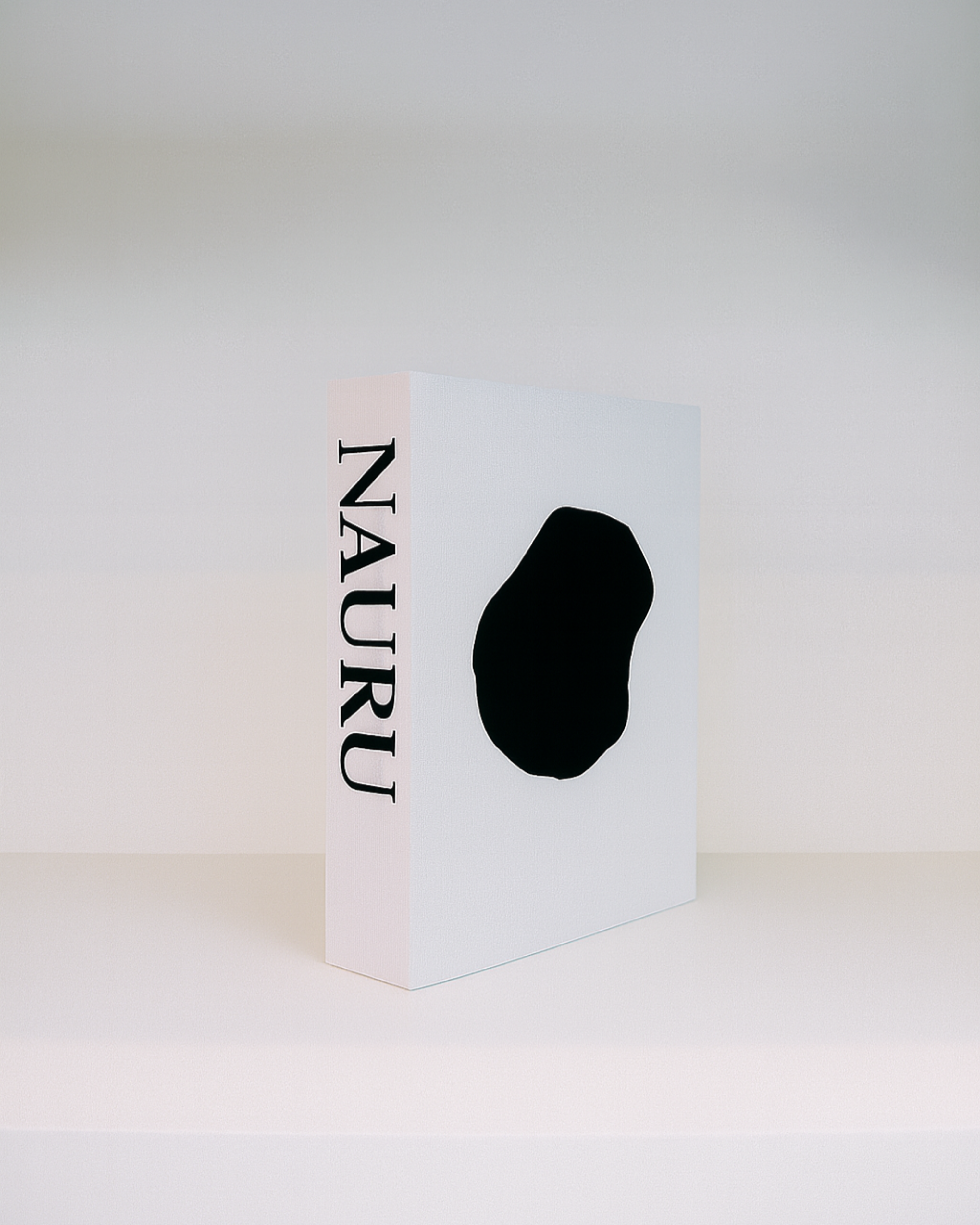 White box with 'NAURU' branding on a white background