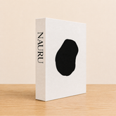 Nauru Travel Faux Book Keepsake Box