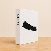 Nepal Travel Faux Book Keepsake Box