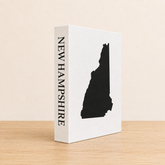 New Hampshire Travel Faux Book Keepsake Box