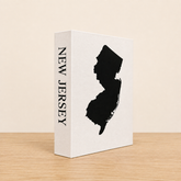 New Jersey Travel Faux Book Keepsake Box