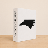 North Carolina Travel Faux Book Keepsake Box