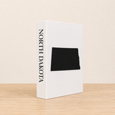 North Dakota Travel Faux Book Keepsake Box