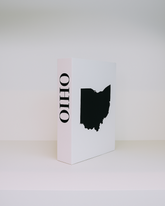 Ohio Travel Faux Book Keepsake Box