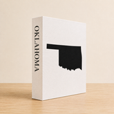 Oklahoma Travel Faux Book Keepsake Box