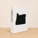 Oregon Travel Faux Book Keepsake Box