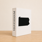 Pennsylvania Travel Faux Book Keepsake Box