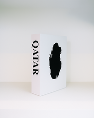 Qatar Travel Faux Book Keepsake Box