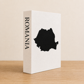 Romania Travel Faux Book Keepsake Box