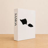 Samoa Travel Faux Book Keepsake Box