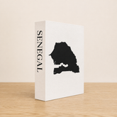 Senegal Travel Faux Book Keepsake Box