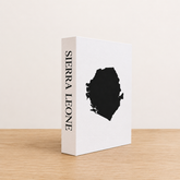 Sierra Leone Travel Faux Book Keepsake Box