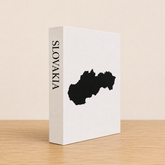 Slovakia Travel Faux Book Keepsake Box