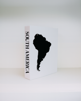South America Travel Faux Book Keepsake Box