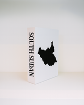 South Sudan Travel Faux Book Keepsake Box