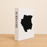 Suriname Travel Faux Book Keepsake Box