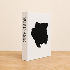 Suriname Travel Faux Book Keepsake Box