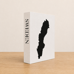 Sweden Travel Faux Book Keepsake Box