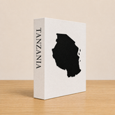 Tanzania Travel Faux Book Keepsake Box