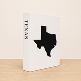 Texas Travel Faux Book Keepsake Box