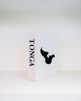 Tonga Travel Faux Book Keepsake Box