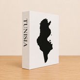 Tunisia Travel Faux Book Keepsake Box