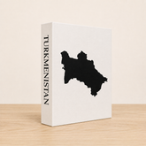Turkmenistan Travel Faux Book Keepsake Box