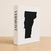 Vermont Travel Faux Book Keepsake Box