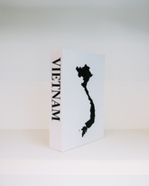 Vietnam Travel Faux Book Keepsake Box
