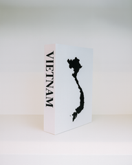 Vietnam Travel Faux Book Keepsake Box