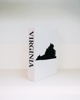 Virginia Travel Faux Book Keepsake Box