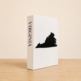 Virginia Travel Faux Book Keepsake Box