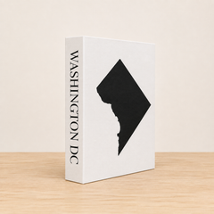 Washington D.C. Travel Faux Book Keepsake Box