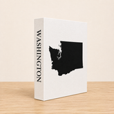 Washington Travel Faux Book Keepsake Box