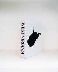 West Virginia Travel Faux Book Keepsake Box