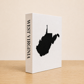West Virginia Travel Faux Book Keepsake Box