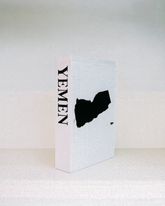 Yemen Travel Faux Book Keepsake Box