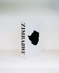 Zimbabwe Travel Faux Book Keepsake Box