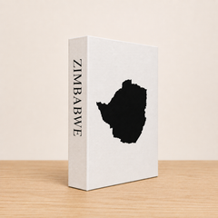 Zimbabwe Travel Faux Book Keepsake Box