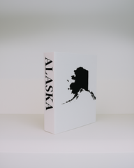 Alaska Travel Faux Book Keepsake Box