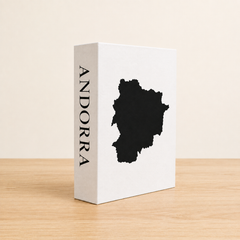 Andorra Travel Faux Book Keepsake Box