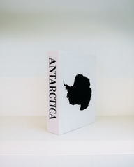 Antarctica Travel Faux Book Keepsake Box