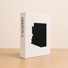 Arizona Travel Faux Book Keepsake Box