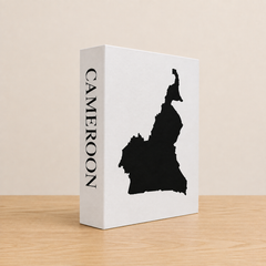 Cameroon Travel Faux Book Keepsake Box