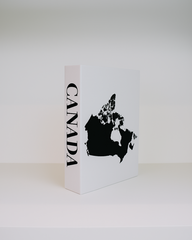 Canada Travel Faux Book Keepsake Box